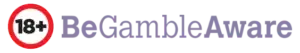 BeGambleAware 18+ responsible gambling logo